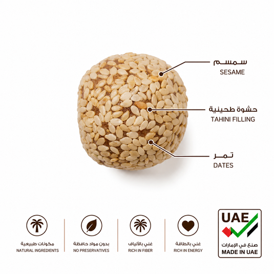 Sesame Tahini Date Balls